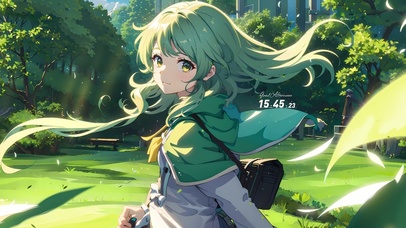 小清新森系女孩