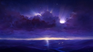 阴暗的星空