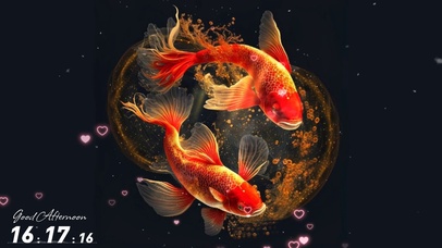 4K唯美锦鲤 好运