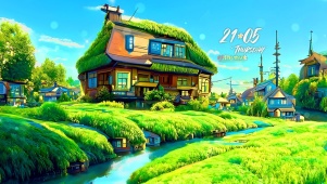唯美清新治愈乡村小屋