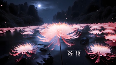 4K高清古风意境彼岸花壁纸