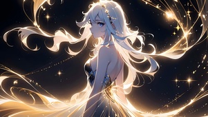 4K高清星空动漫美少女壁纸