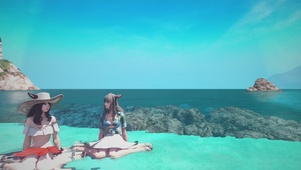 FF14泳装猫娘