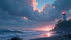 海边灯塔