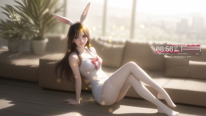 她的眼中藏着无尽的温柔