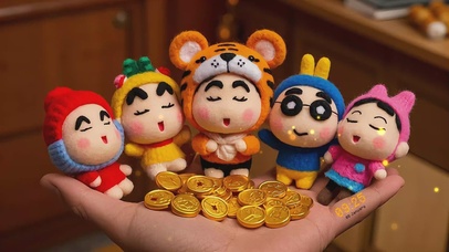 一手掌控财富的超萌小新