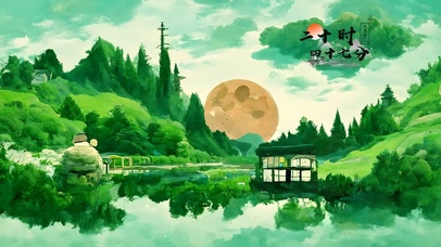 4K唯美治愈护眼森林湖泊