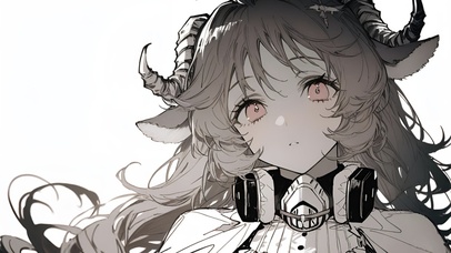 黑白风格-艾雅法拉