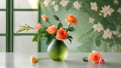 小清新治愈花瓶