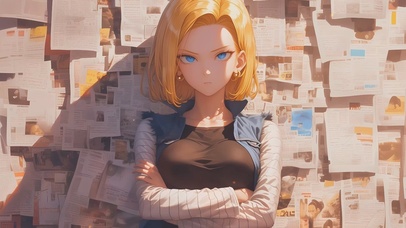 3D画报，人造人18号