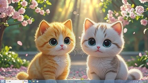 可爱Q萌滴奶猫