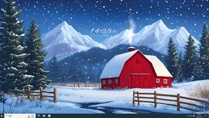雪山下小屋