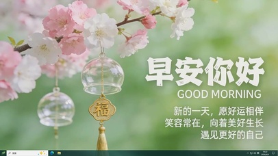 早安你好桌面主题