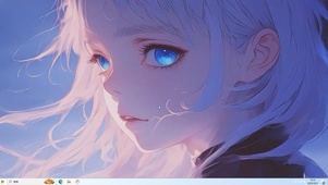 蓝眼