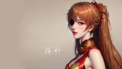 酷酷的马尾女孩