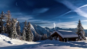 雪中小屋