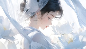 清冷系古风美人