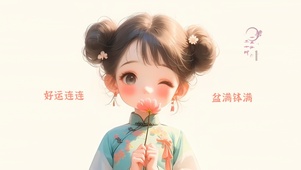 阳光可爱女孩
