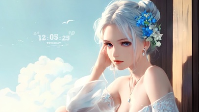 海边度假的女神