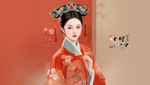 4K无畏风雨的清宫美人