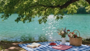 风遇湖，夏生甜