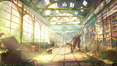 6K 温馨治愈图书馆