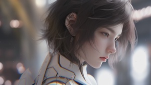 【唯美】科幻CG机甲少女战士