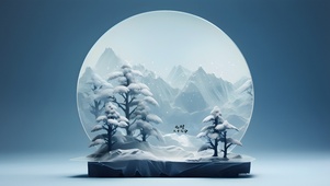 小雪森林