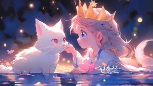 皇冠公主与她的猫	