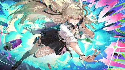 4k元气涂鸦少女