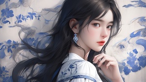 青花瓷少女