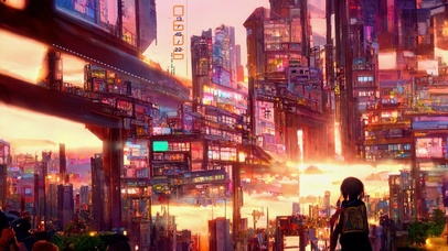 新海诚赛博朋克
