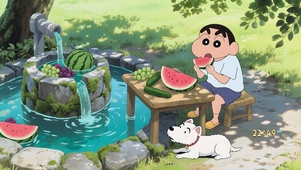 夏日吃瓜