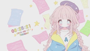 便利贴女孩