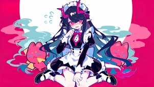 夕-喵斯快跑-小惊慌-女仆