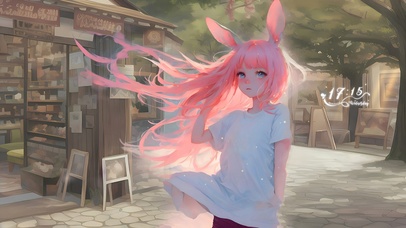 4k可爱夏日女孩