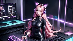 4K电竞美少女