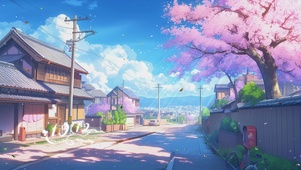 樱花房屋