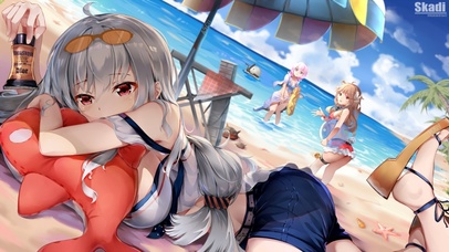 明日方舟 泳装 斯卡蒂