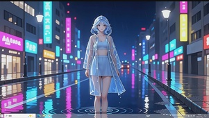 夜澜清歌-桌面主题