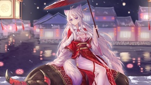 古风狐耳美女