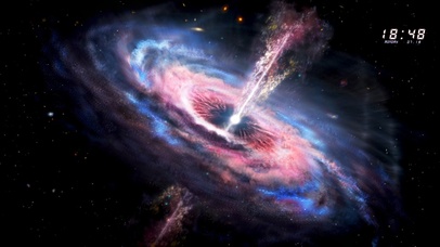 4k 唯美梦幻宇宙星云旋涡