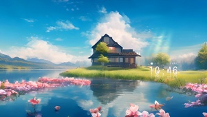 治愈湖畔小屋