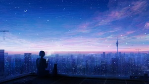 城市上空