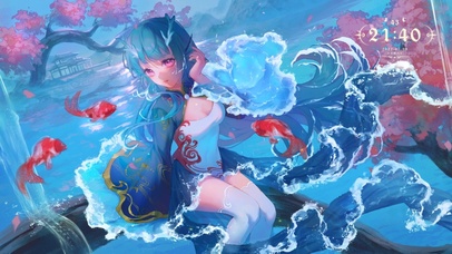 治愈唯美古风龙女