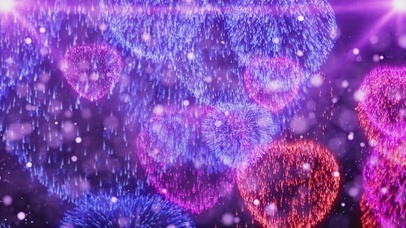 情人节爱心烟花