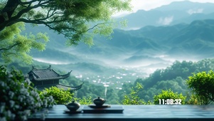 古风观景台