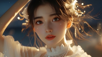 古代美女月下仙子仙女