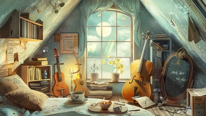 独享阁楼音乐时光