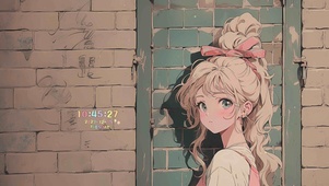 波波长发少女